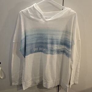 Sonoma White and Blue Day Dreamer Hoodie